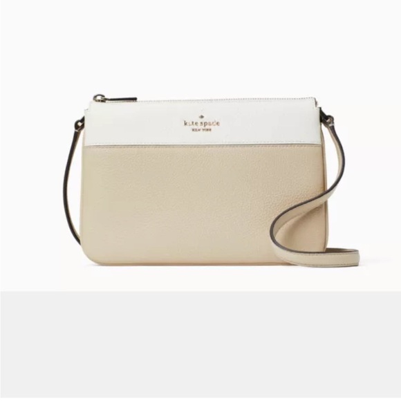 Kate Spade Leila Color block Triple Gusset Crossbody, new! - Picture 1 of 5